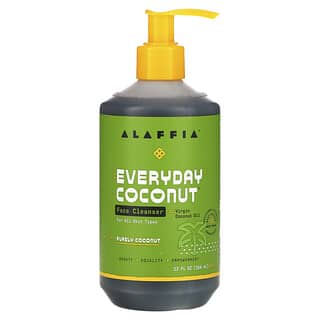 Alaffia‏, Everyday Coconut, תכשיר ניקוי קוקוס לפנים, 354 מ"ל (12 אונקיות נוזל)