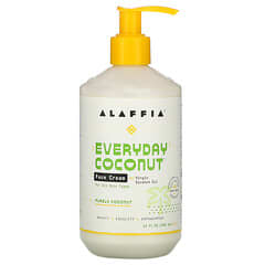 Alaffia, Everyday Coconut, Face Cream, Purely Coconut, 12 fl oz (354 ml)
