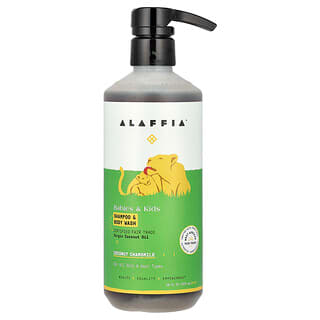 Alaffia, Babies & Kids, Shampoo & Body Wash, Coconut Chamomile, 16 fl oz (473 ml)