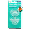 Balance + Pacifiers, Cylindrical, 0-6 Months, 2 Silicone Pacifiers