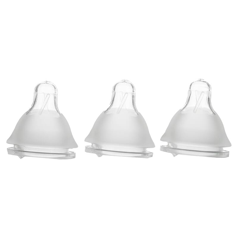 Evenflo Balance + Standard Neck Bottle Nipples Fast Flow/X-Cut, 6pk