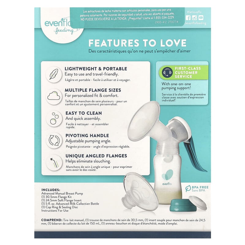 Advanced Manual Breast Pump, Manual Breast Pump