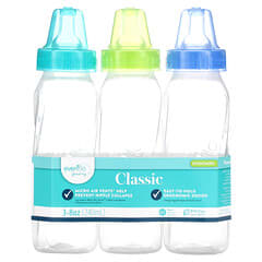 Evenflo Feeding, Classic Bottles, Standard, 0+ Months, Slow Flow, 3 Bottles, 8 oz (240 ml) Each (Discontinued Item) 