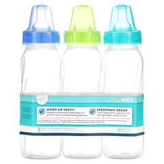 Evenflo Feeding, Classic Bottles, Standard, 0+ Months, Slow Flow, 3 Bottles, 8 oz (240 ml) Each (Discontinued Item) 