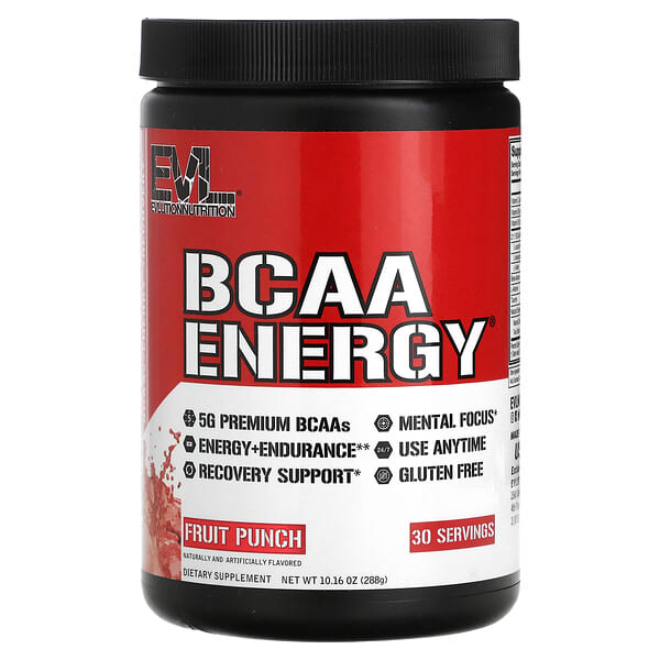 BCAA Energy®, Fruit Punch, 10.16 oz (288 g)
