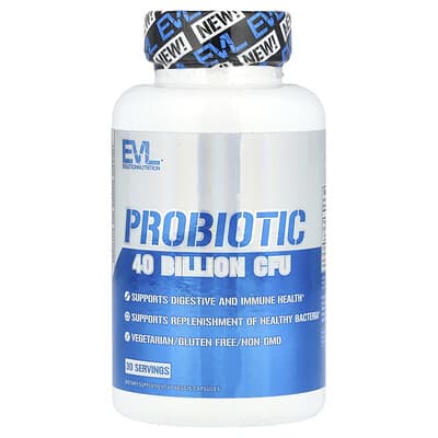 EVLution Nutrition, Probiotic, 60 Veg Capsules