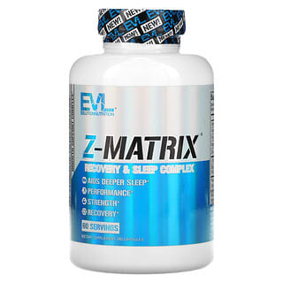 EVLution Nutrition, Z-Matrix, 회복 & 수면 복합체, 캡슐 240정