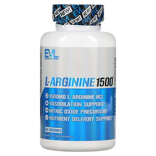 EVLution Nutrition, L-Arginine1500 บรรจุ 100 แคปซูล