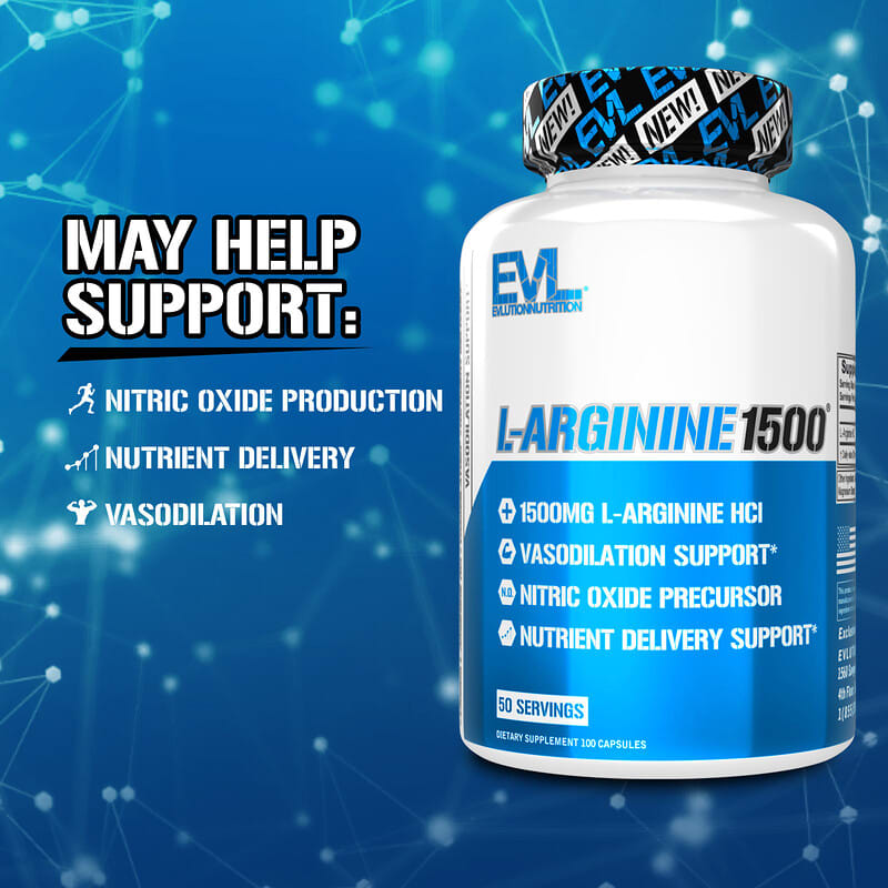 l carnitine l arginine vitamin e L-Arginine1500®, 100 Capsules (750 mg per Capsule)