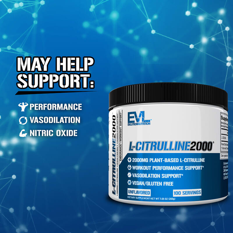 L-Citrulline 2000（L-シトルリン2000）、プレーン、200g（7.5オンス）
