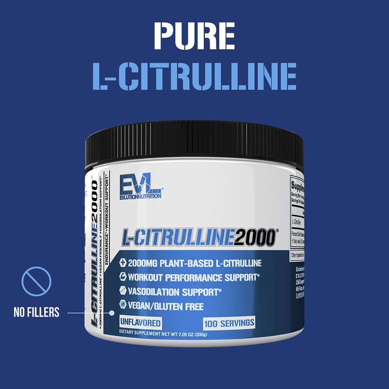 L-Citrulline 2000, Unflavored, 7.5 oz (200 g)