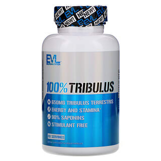 EVLution Nutrition, 100% Tribulus, 60 растительных капсул