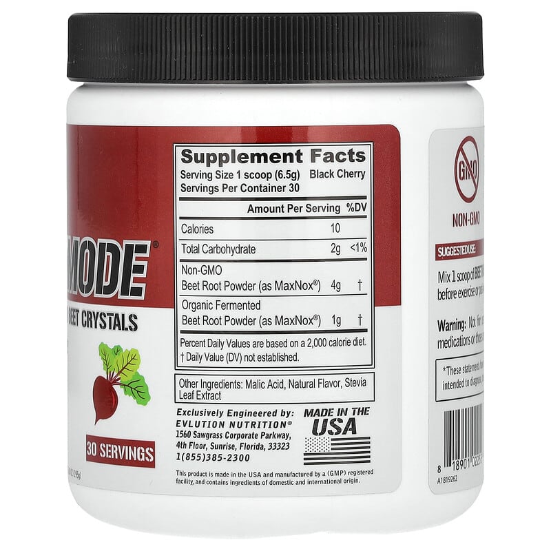 BeetMode, Concentrated Beet Crystals, Black Cherry, 6.88 oz