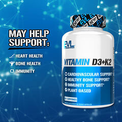 Vitamine D3 + K2 GREENWHEY – 60 Capsules – Date Limite 01/2026 – Complément Alimentaire Neuf