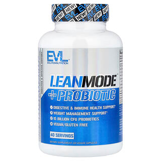 EVLution Nutrition, LeanMode + пробиотик, 120 вегетарианских капсул