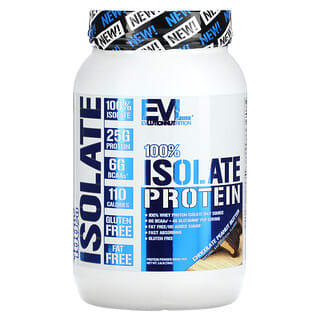 EVLution Nutrition, 100% Isolate Protein, Chocolate Peanut Butter, 1.6 lb (726 g)