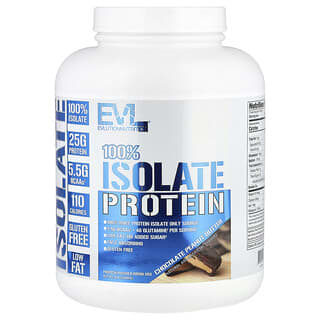 EVLution Nutrition, 100% Isolate Protein, Chocolate Peanut Butter, 5 lb (2.268 kg)