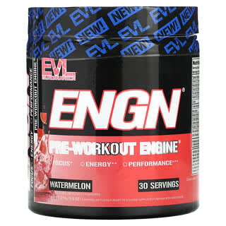 EVLution Nutrition, ENGN, Pre-Workout Engine, Watermelon, 9.8 oz (279 g)