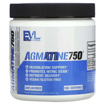 EVLution Nutrition, Agmatine750, Original, 2.65 oz (75 g)