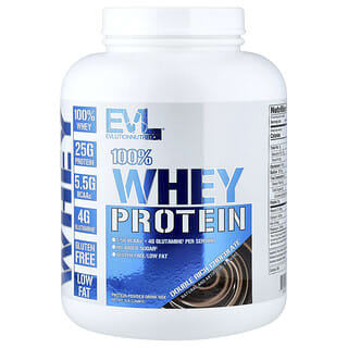 EVLution Nutrition, 100% Molkenprotein, doppelt reichhaltige Schokolade, 2,268 kg (5 lb.)