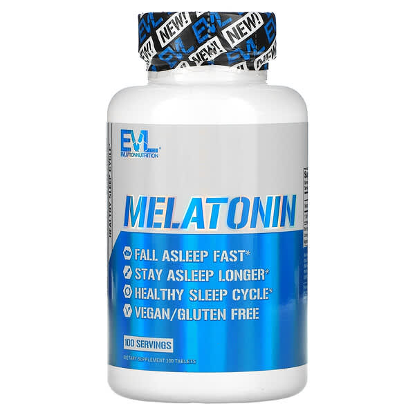 EVLution Nutrition, Melatonin, 100 Tablets