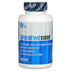 EVLution Nutrition, Creatine1000（クレアチン1000）、1,000mg、ベジカプセル120粒