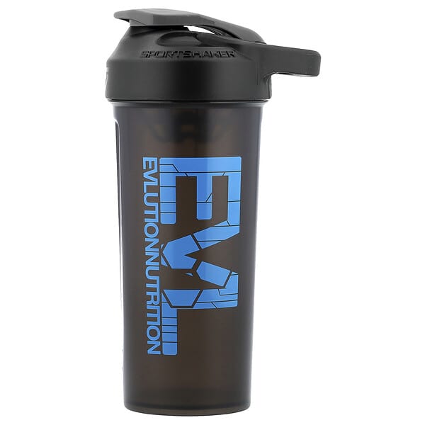 EVLution Nutrition, EVL 스포츠 셰이커, 블랙, 27oz