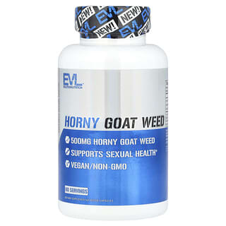 EVLution Nutrition, Horny Goat Weed, 500 mg , 60 Veggie Capsules