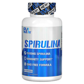 EVLution Nutrition‏, Spirulina, 500 mg, 180 Tablets