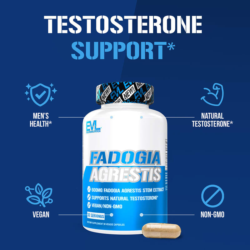 Fadogia Agrestis, 600 mg, 30 Cápsulas Vegetais
