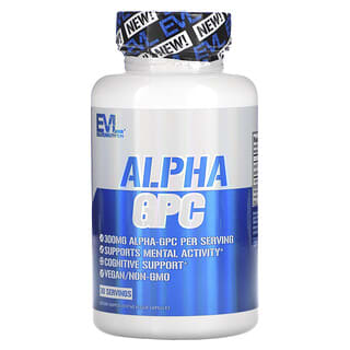 EVLution Nutrition, Alpha GPC, 150 mg, 60 capsules végétariennes
