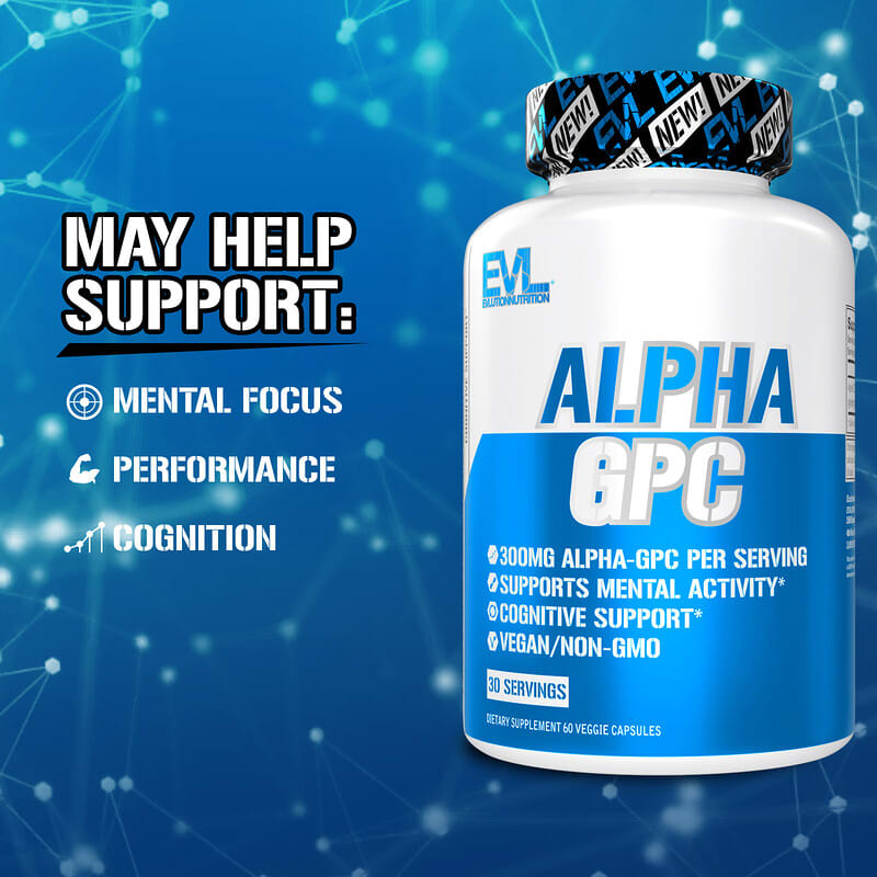 α-GPC（グリセリルホスホリルコリン）、ベジカプセル60粒（1粒あたり