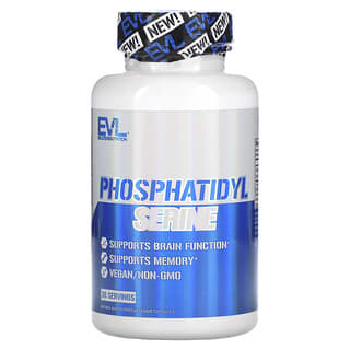 EVLution Nutrition, Phosphatidyl-Serin, 60 pflanzliche Kapseln