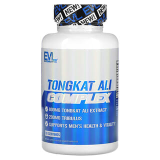 EVLution Nutrition, Tongkat Ali Complex, 800 мг, 60 растительных капсул