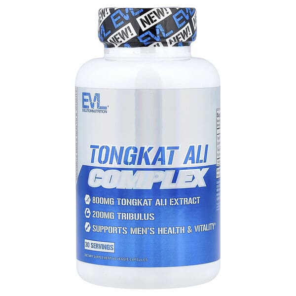EVLution Nutrition, Tongkat Ali Complex, 60 Veggie Capsules — product photo 1