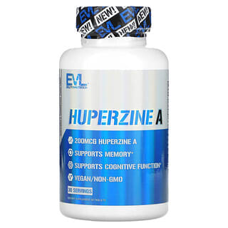 EVLution Nutrition, Huperzina A, 200 mcg, 30 comprimidos