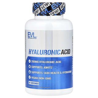 EVLution Nutrition, Hyaluronic Acid, 200 mg, 30 Veggie Capsules
