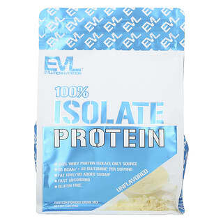 EVLution Nutrition, 100% de proteína aislada, sin sabor`` 454 g (1 lb)