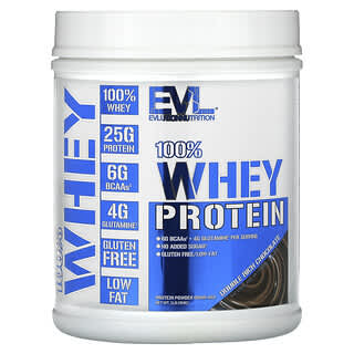 EVLution Nutrition, 100% сывороточный протеин, шоколад двойной насыщенности, 454 г (1 фунт)