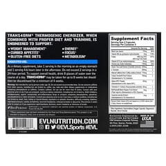 EVLution Nutrition, Trans4orm, Energized Weight Loss Support, 10 Veggie Capsules