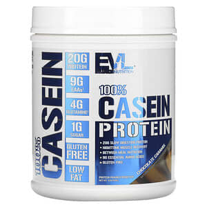إيفلوشن نوتريشن‏, 100% Casein Protein, Chocolate Caramel, 1 lb (454 g)
