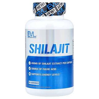 EVLution Nutrition, Shilajit, 400 mg, 60 capsules végétales