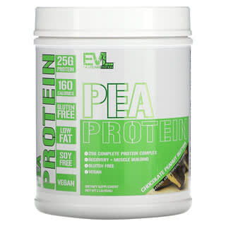 EVLution Nutrition, Pea Protein, Chocolate Peanut Butter, 1 lb (454 g)