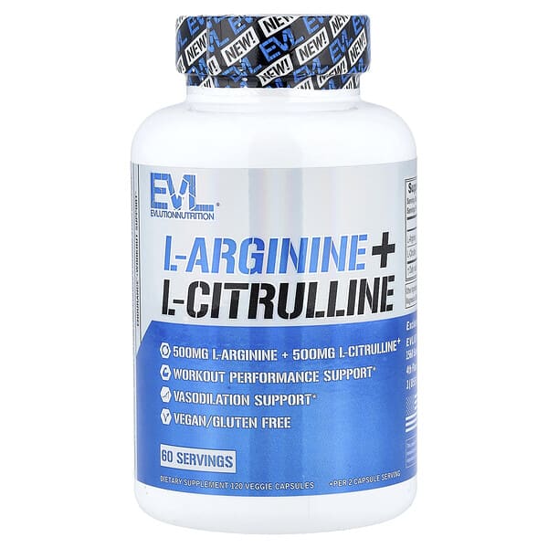 iHerb EVLution Nutrition L-アルギニン+L-シトルリン