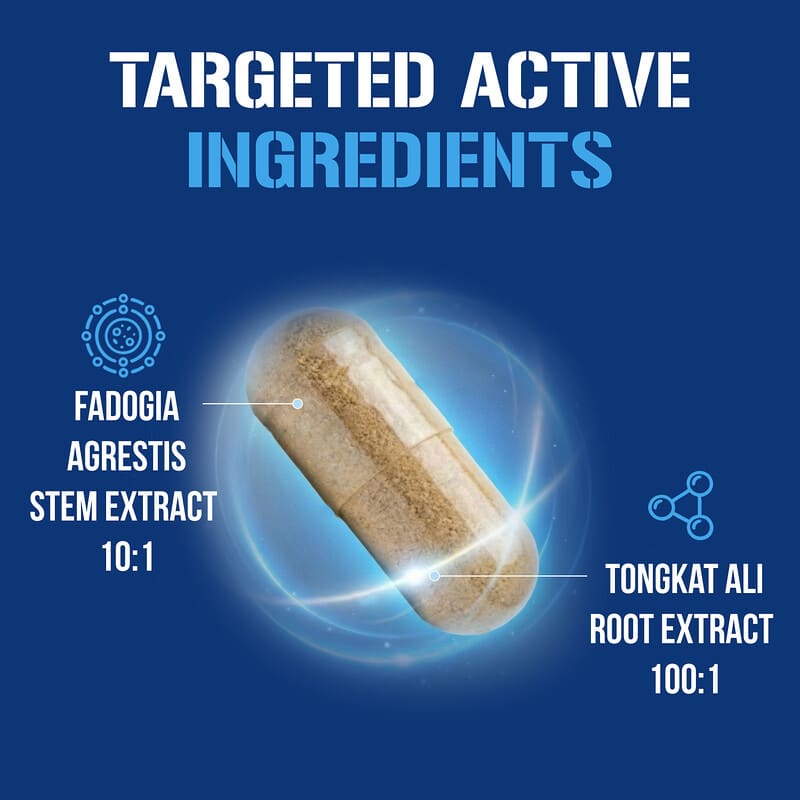 EVLution Tongkat Ali + Fadogia 60 Caps - 400+600 mg | iHerb