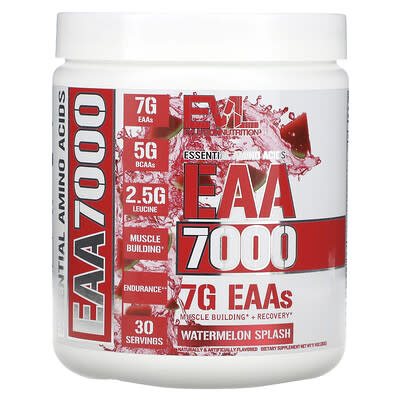 EVLution Nutrition, EAA 7000, Watermelon Flavor, 9.9 oz (282 g)