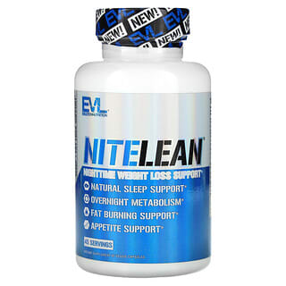 EVLution Nutrition, NiteLean（ニテリーン）、ベジカプセル45粒