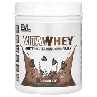 EVLution Nutrition, VitaWhey（ビタホエイ）、チョコレート、596g（21オンス）