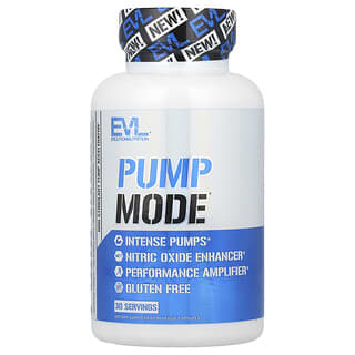 EVLution Nutrition‏, Pump Mode®, 90 Veggie Capsules