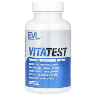 EVLution Nutrition, VitaTest, Complexo de Nutrientes para Homens, 90 Comprimidos